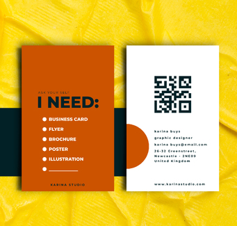 Печать визиток с QR кодом