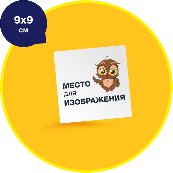 Фотомагнит на виниловой основе 9х9 см.